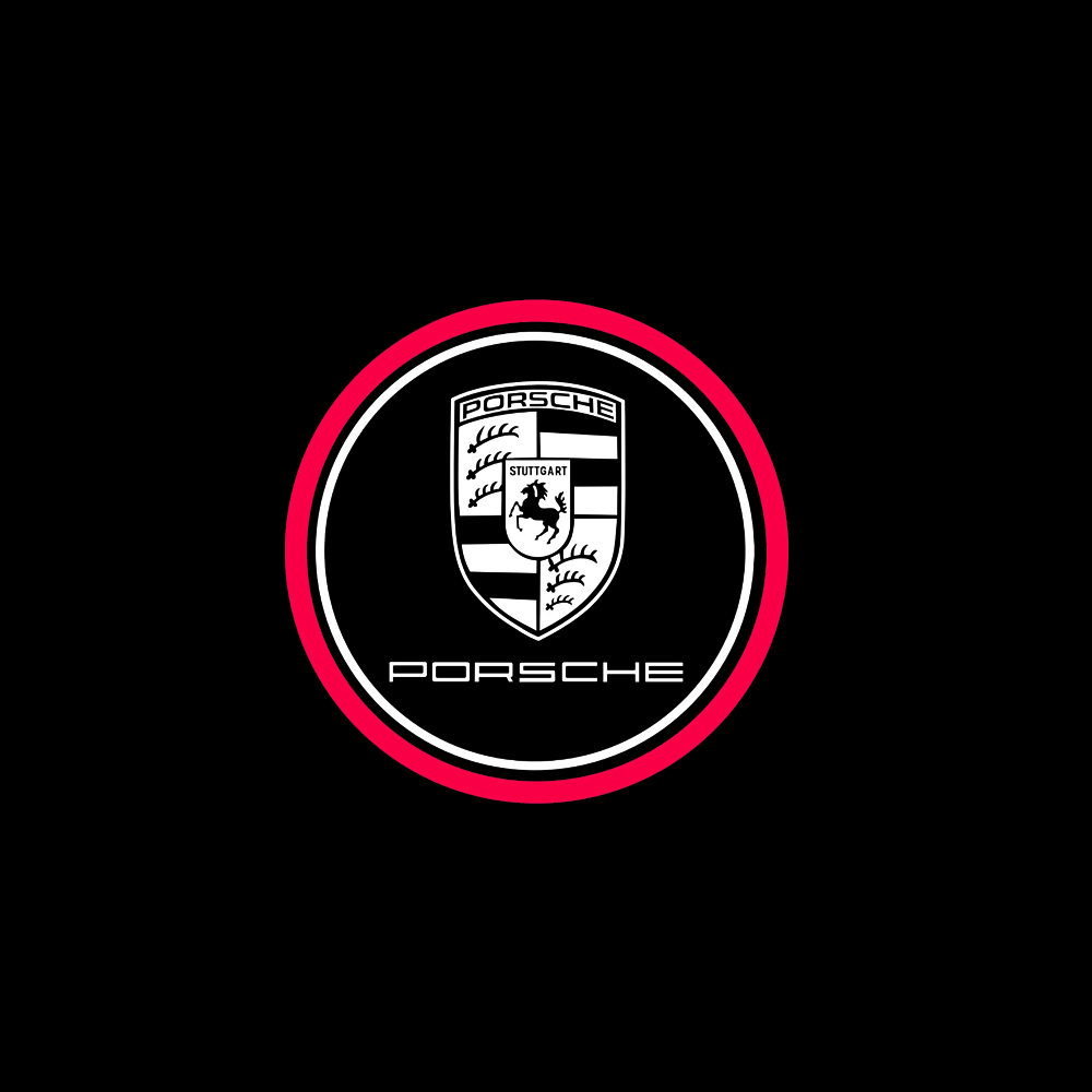 Porsche LED Door Projection Light Kit