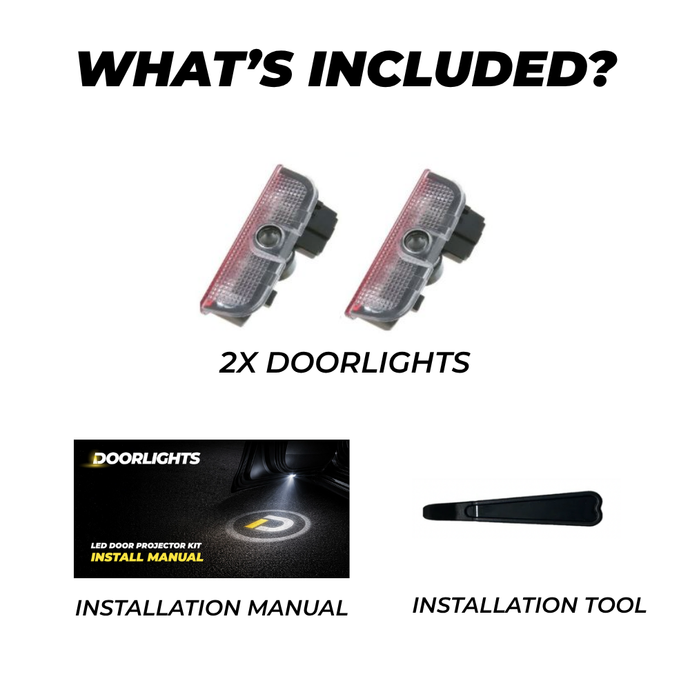 Porsche LED Door Projection Light Kit
